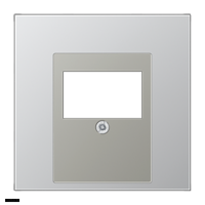 Jung LS 990 Алюминий накладка розетки ТАЕ, моно/стерео-аудиорозетки AL2969T