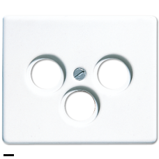 Jung SL 500 Белая накладка TV-SAT-FM розетки SL561SATWW