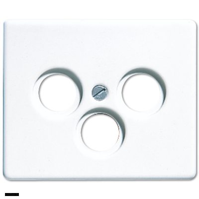 Jung SL 500 Белая накладка TV-SAT-FM розетки SL561SATWW