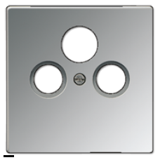 Jung LS 990 Блестящий хром накладка TV-FM-SAT розетки GCR2990SAT
