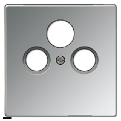 Jung LS 990 Блестящий хром накладка TV-FM-SAT розетки GCR2990SAT