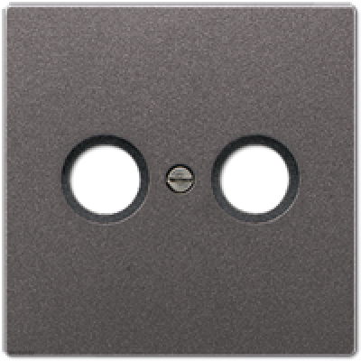 Jung LS 990 Антрацит накладка TV-FM розетки AL2990TVAN