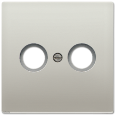 Jung LS 990 Алюминий накладка TV-FM розетки AL2990TV