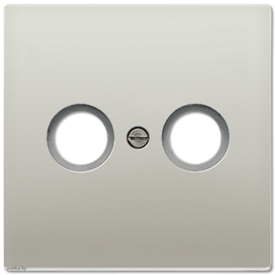 Jung LS 990 Алюминий накладка TV-FM розетки AL2990TV