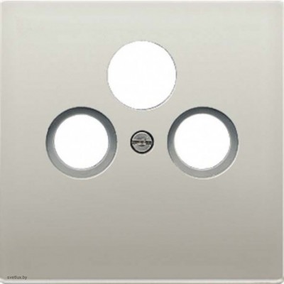 Jung LS 990 Алюминий накладка TV-SAT-FM розетки AL2990SAT