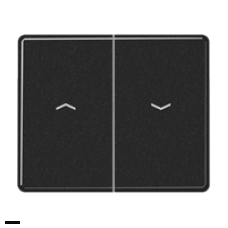 Jung SL 500 Черный клавиша 2-я жалюзийная SL595PSW