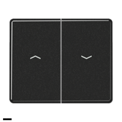 Jung SL 500 Черный клавиша 2-я жалюзийная SL595PSW