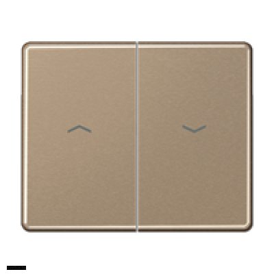 Jung SL 500 Бронза клавиша 2-я жалюзийная SL595PGB