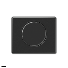 Jung SL 500 черная накладка поворотного светорегулятора SL1540SW