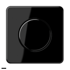 Jung CD 500/CD plus накладка роторного механизма черная CD1540SW