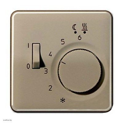 Jung CD 500 крышка для регулятора подогрева пола  золотая бронза CDFTR231PLGB