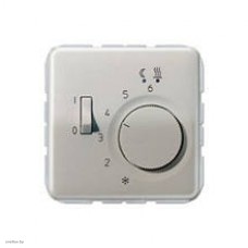Jung CD 500 крышка для регулятора подогрева пола  платина CDFTR231PLPT