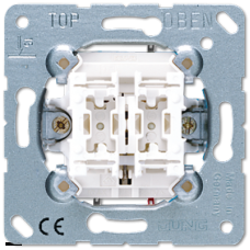 Jung Мех Выключатель жалюзийный кнопочный с мех блокировкой одновременного нажатия 539VU