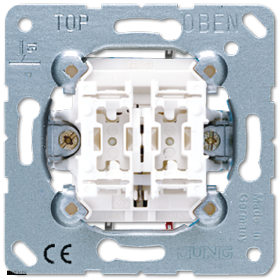 Jung Мех Выключатель жалюзийный кнопочный с мех блокировкой одновременного нажатия 539VU