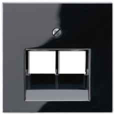 Розетка компьютерная двойная RJ45 6-й кат. EPUAE8-8UPOK6 + A569-2BFPLUASW