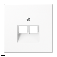 Розетка компьютерная двойная RJ45 6-й кат. EPUAE8-8UPOK6 + A569-2BFPLUAWW