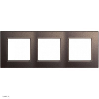 Рамка тройная, для горизон./вертик. монтажа Jung A Creation, мокко AC583MO