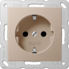 Розетка с заземляющими контактами 16 А / 250 В~ с защитой от детей A1520KICH