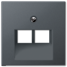 Розетка компьютерная двойная RJ45 6-й кат. EPUAE8-8UPOK6 + A569-2BFPLUAANM