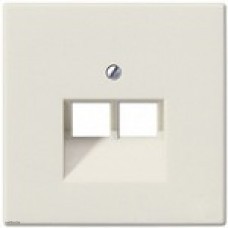 Розетка телефонная двойная RJ11 EPUAE8-8UPO + A569-2BFPLUA