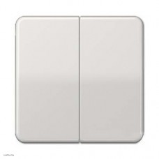 Двухклавишная кнопока без фиксации 10 А / 250 В~ 535U + CD595LG