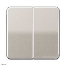 Самовозвратный выключатель сдвоенный проходной 10 А / 250 В~ 509tu + CD595PT