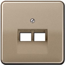 Розетка телефонная двойная RJ11 EPUAE8-8UPO + CD569-2UAGB