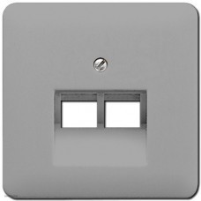 Розетка телефонная двойная RJ11 EPUAE8-8UPO + CD569-2UAGR