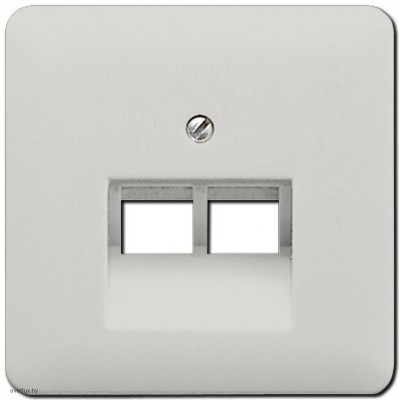Розетка компьютерная двойная RJ45 6-й кат. EPUAE8-8UPOK6 + CD569-2UALG