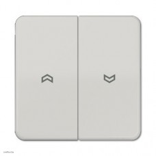 Выключатель управления жалюзи кнопочный, 10 А / 250 В~ 539VU + CD595PLG