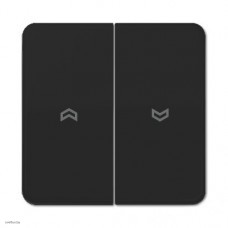 Выключатель управления жалюзи кнопочный, 10 А / 250 В~ 539VU + CD595PSW