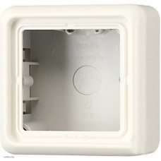 Коробка одинарная для накладного монтажа CD слоновая кость CD581AW