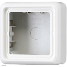 Коробка одинарная для накладного монтажа CD белый глянцевый CD581AWW