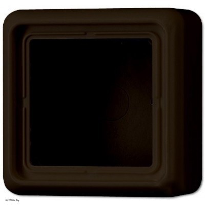 Коробка одинарная для накладного монтажа CD коричневый CD581ABR