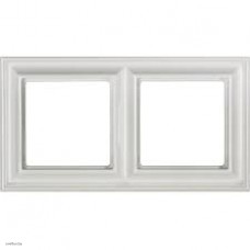Рамка двойная Jung Eco Profi Deco, белый EPD482WW
