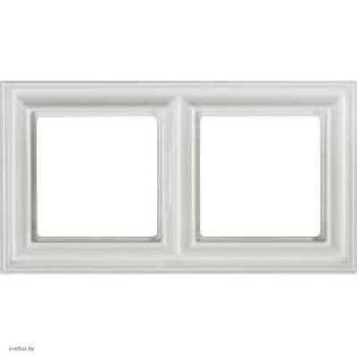 Рамка двойная Jung Eco Profi Deco, белый EPD482WW