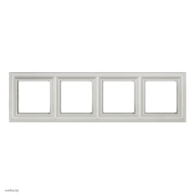 Рамка четверная Jung Eco Profi Deco, белый EPD484WW
