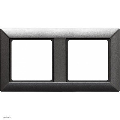 Рамка двойная Jung Eco Profi антрацит EP482AN