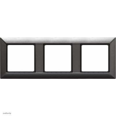 Рамка тройная Jung Eco Profi антрацит EP483AN