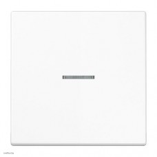 Клавиша для выключателя с окошком для подсветки; белая EP490KOWW