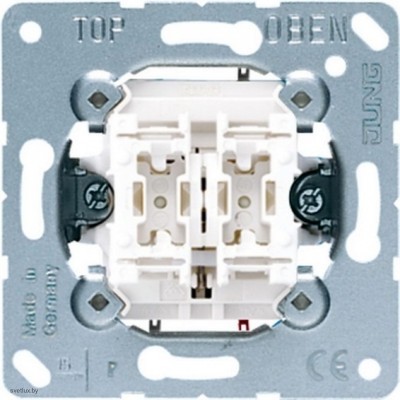Jung EcoProfi Механизм выключателя проходного 2-х клавишного 10AХ 250V EP409U