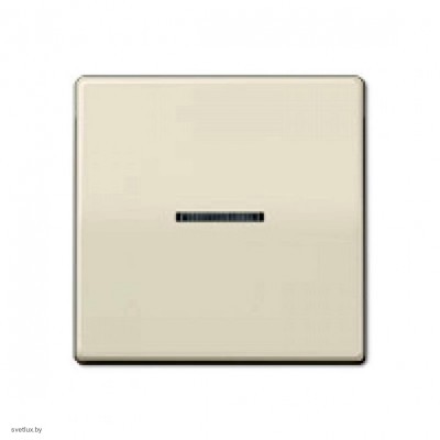 Клавиша для выключателя с окошком для подсветки; слоновая кость EP490KO