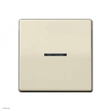 Клавиша для выключателя с окошком для подсветки; слоновая кость EP490KO