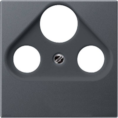 Jung EcoProfi накладка для розетки TV-FM-SAT, антрацит EP561BFPLSATAN