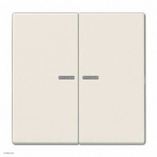 Выключатель двухклавишный с подсветкой, 10 А / 250 В~ 505u5 + LS995KO5