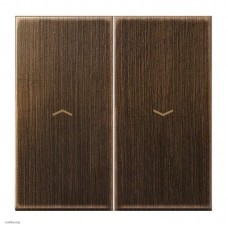 Выключатель управления жалюзи кнопочный, 10 А / 250 В~ 539VU + ME2995PAT