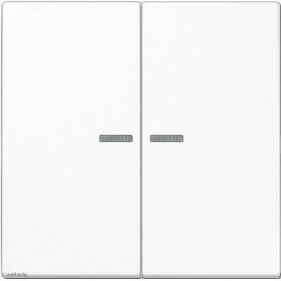 Выключатель двухклавишный с подсветкой, 10 А / 250 В~ 505U5 + ls995ko5ww