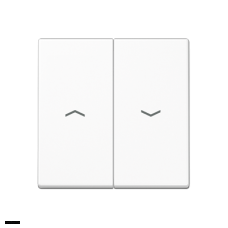 Выключатель управления жалюзи клавишный, 10 А / 250 В~ 509VU + ls995pww