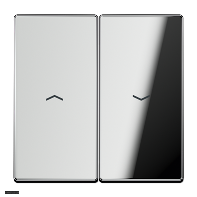 Выключатель управления жалюзи клавишный, 10 А / 250 В~ 509VU + gcr2995p