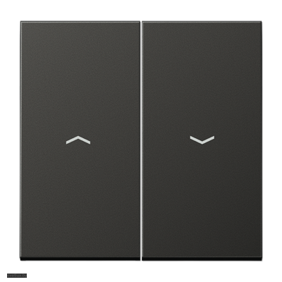 Выключатель управления жалюзи клавишный, 10 А / 250 В~ 509VU + al2995pan